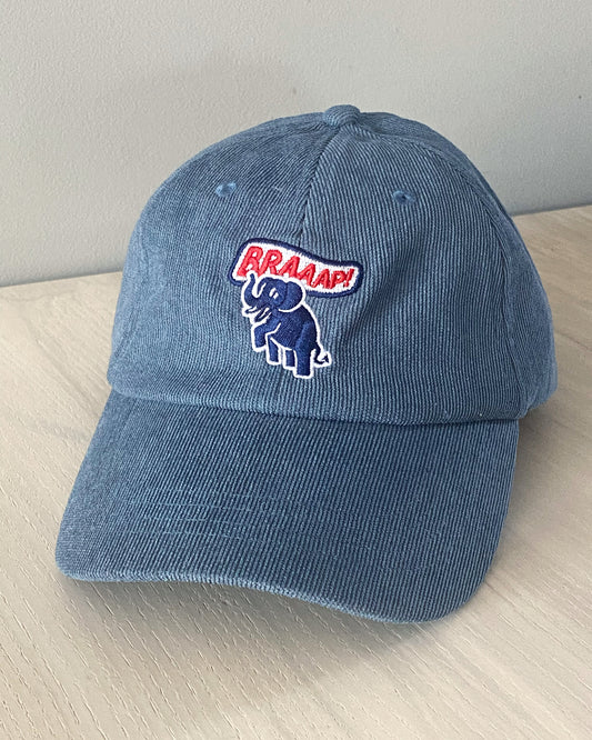 Light Blue Braaap Corduroy Dad Cap
